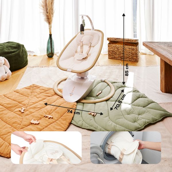 Balancelle bébé électrique Swoon Hoop Sand
