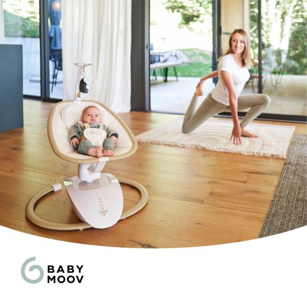 Balancelle bébé électrique Swoon Hoop Sand