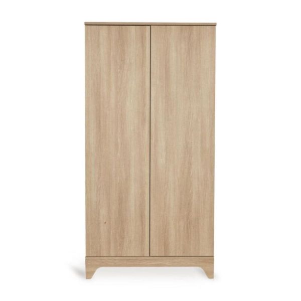 Chambre bébé trio Tsugi lit 70 x 140 cm  + armoire + commode avec plan à langer Honey Ash