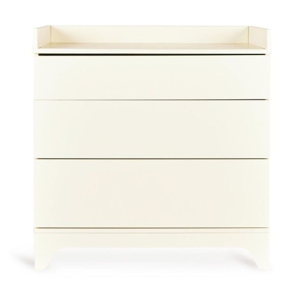Chambre bébé trio Tsugi lit 70 x 140 cm + armoire + commode avec plan à langer  Butter