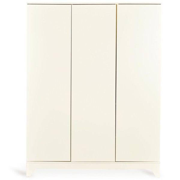 Chambre bébé trio Tsugi lit 70 x 140 cm armoire XL + commode avec plan à langer Butter