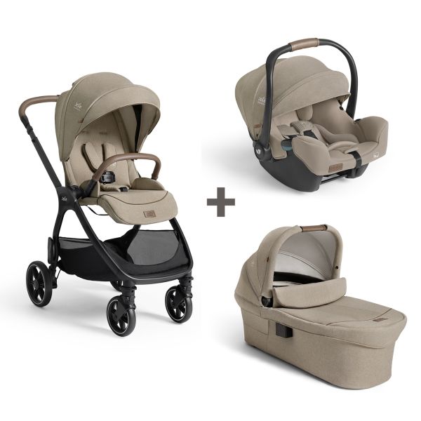 Poussette trio Valora + siège auto i-Starter + nacelle Ramble XL Sandstone