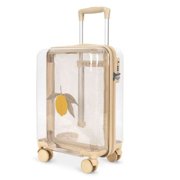 Valise enfant - Citron transparent