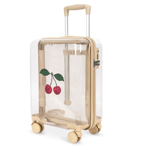 Valise enfant - Cherry transparent