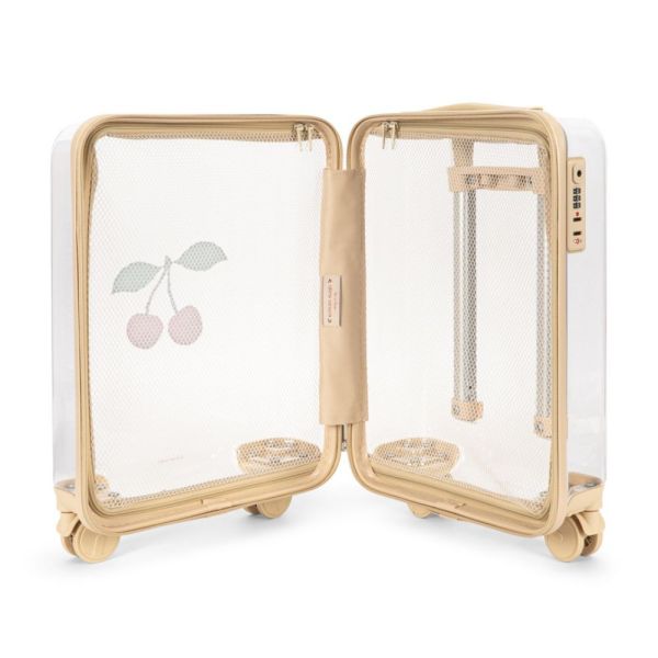 Valise enfant - Cherry transparent