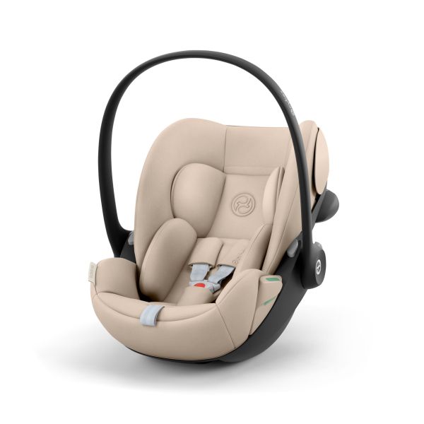 Poussette trio Melio Carbon 6 Almond Beige avec siège auto Cloud G3 i-Size et nacelle