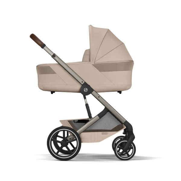 Poussette duo tout terrain Balios S Lux 4 avec nacelle S Lux Almond Beige