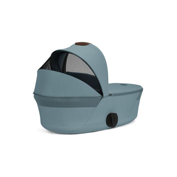Poussette duo tout terrain Balios S Lux 4 avec nacelle pliable Stormy Blue