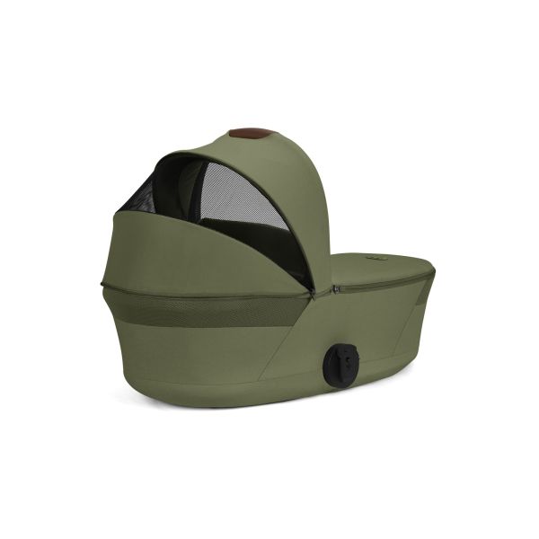 Poussette duo tout terrain Balios S Lux 4 avec nacelle pliable Moss Green