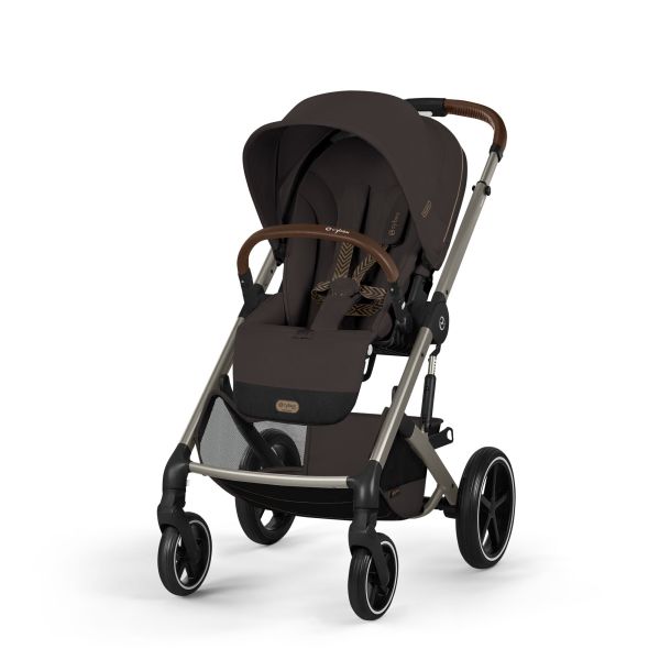 Poussette duo tout terrain Balios S Lux 4 avec nacelle pliable Chocolate Brown