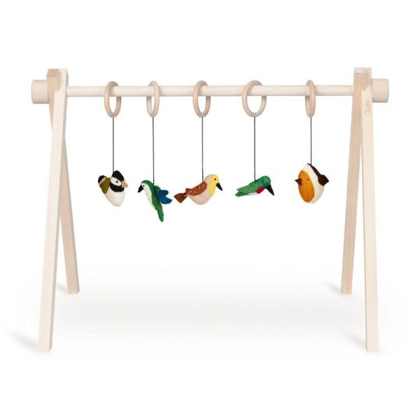 Arche d'activités avec jouets à suspendre Oiseaux
