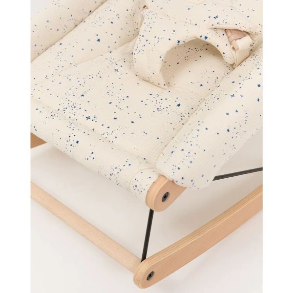 Housse de rechange pour transat bébé Growing Green Blue Milky way