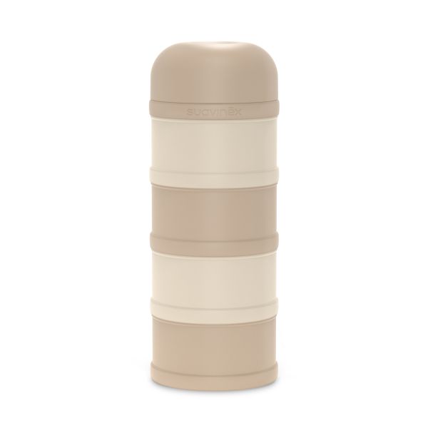 Pack naissance biberons anti colique Zerø.Zerø et boîte doseuse beige