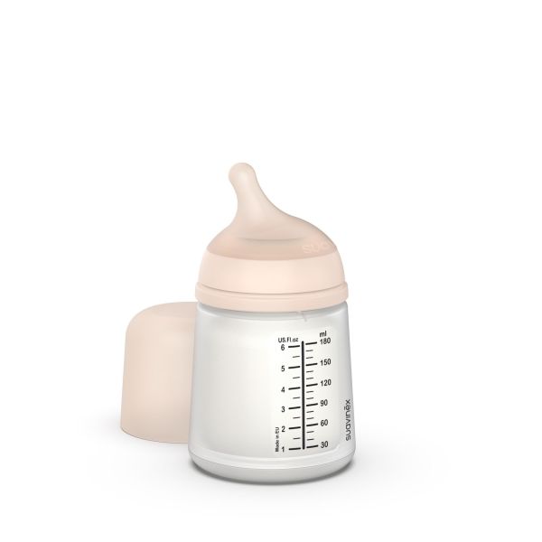 Pack naissance biberons anti colique Zerø.Zerø et boîte doseuse beige