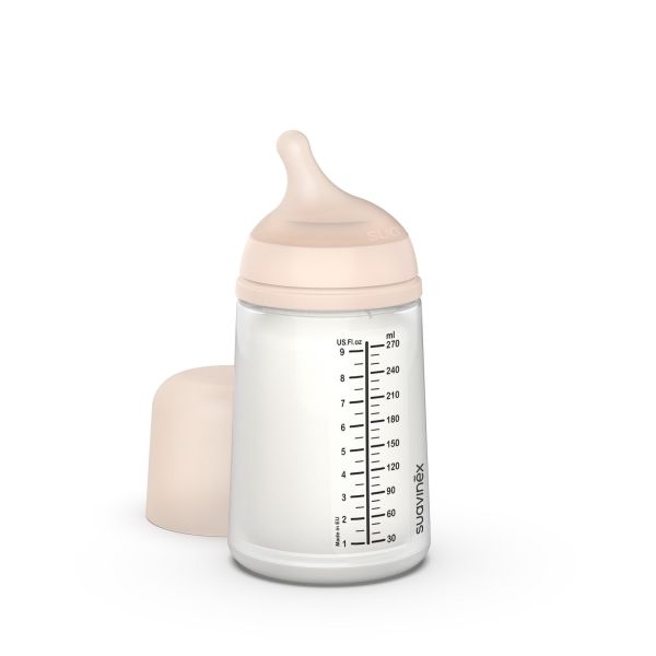 Pack naissance biberons anti colique Zerø.Zerø et boîte doseuse vert