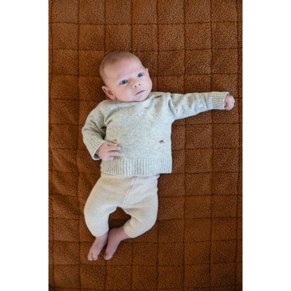 Sac à jouets / tapis d'éveil 2 en 1 Noomad soft Teddy marron