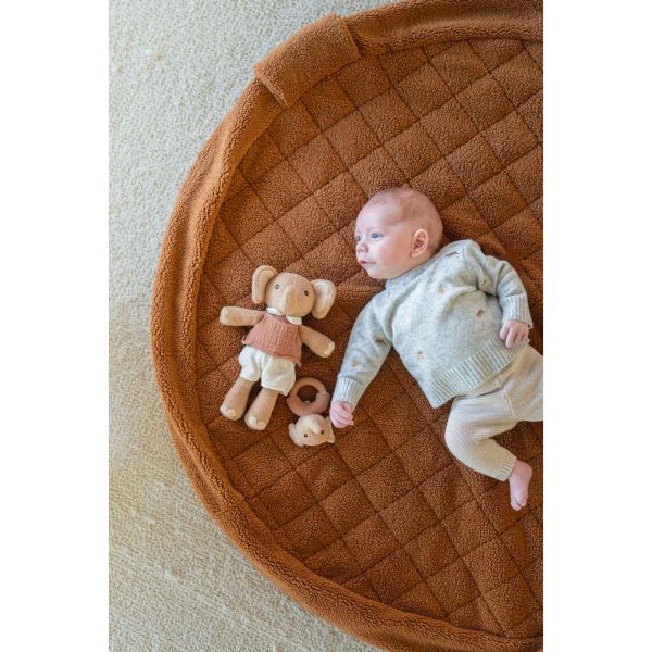 Sac à jouets / tapis d'éveil 2 en 1 Noomad soft Teddy marron