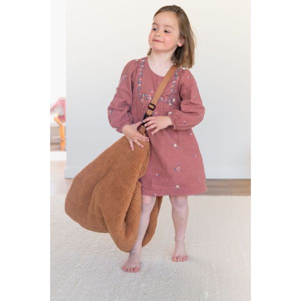 Sac à jouets / tapis d'éveil 2 en 1 Noomad soft Teddy marron