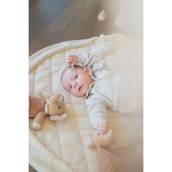Sac à jouets / tapis d'éveil 2 en 1 Noomad soft Teddy oak