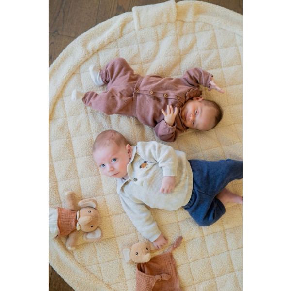 Sac à jouets / tapis d'éveil 2 en 1 Noomad soft Teddy oak
