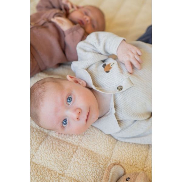 Sac à jouets / tapis d'éveil 2 en 1 Noomad soft Teddy oak