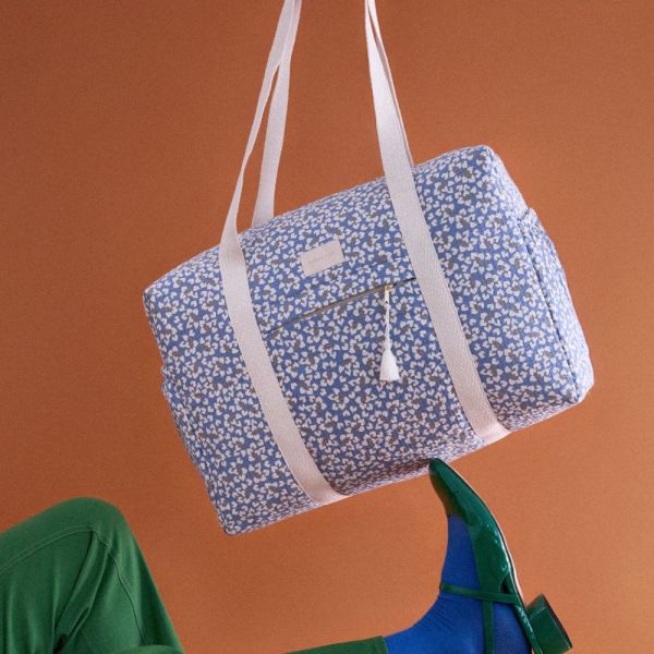 Pack maternité Opéra sac à langer et protège carnet de santé Blue Yumiko