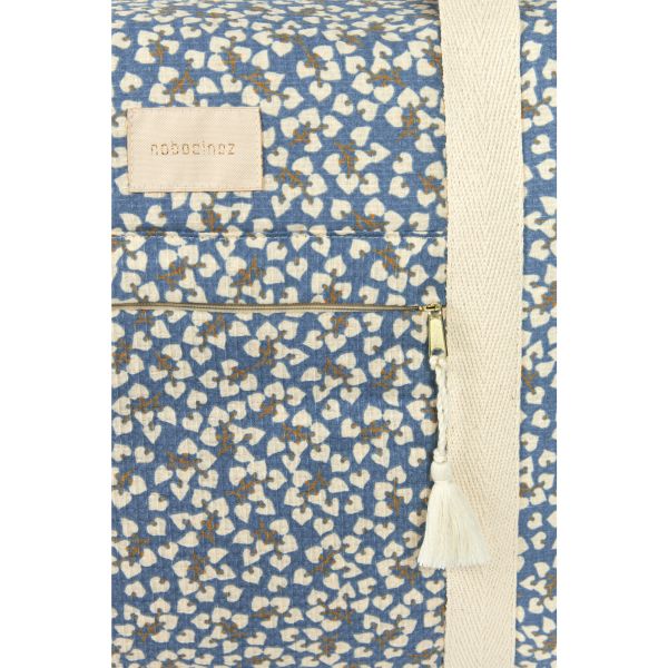 Pack maternité Opéra sac à langer et protège carnet de santé Blue Yumiko
