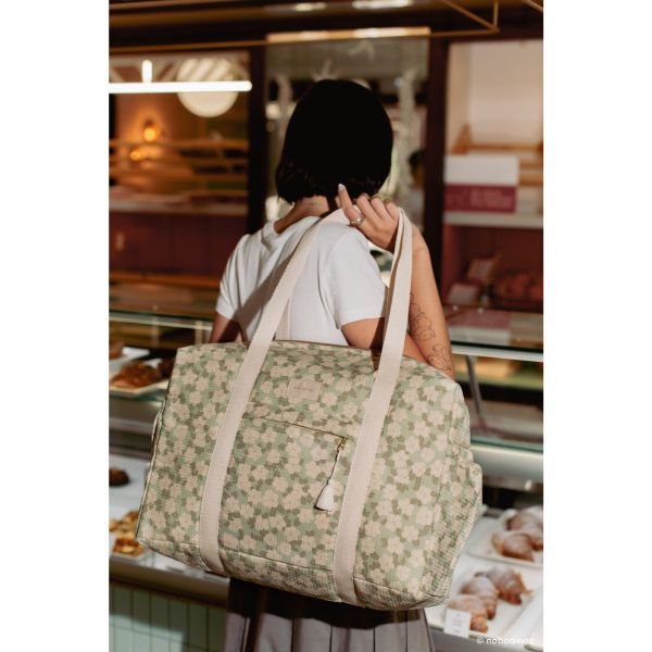 Pack maternité Opéra sac à langer et protège carnet de santé Green Sakura