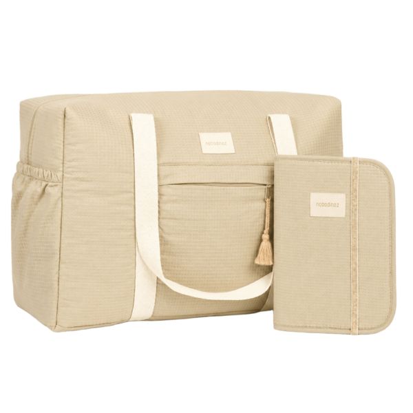 Pack maternité Opéra sac à langer et protège carnet de santé Green Tea