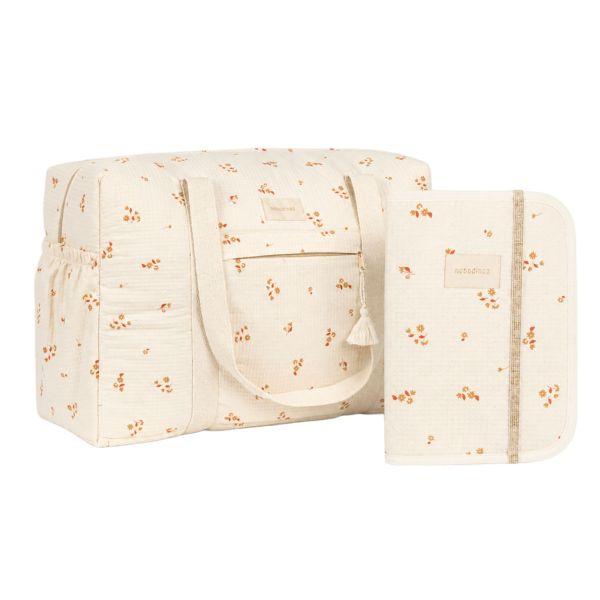Pack maternité Opéra sac à langer et protège carnet de santé Yellow Lily