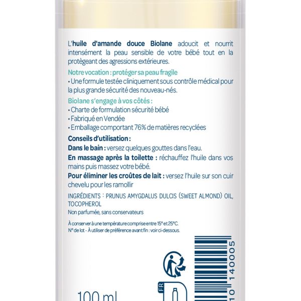 Huile d'amande douce 100ml
