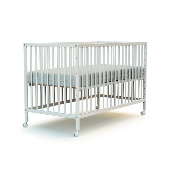 Lit bébé-Cododo WEBABY blanc avec tiroir de rangement