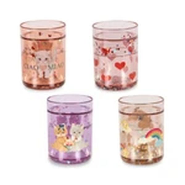Lot de 4 gobelets à paillettes Multi glitter