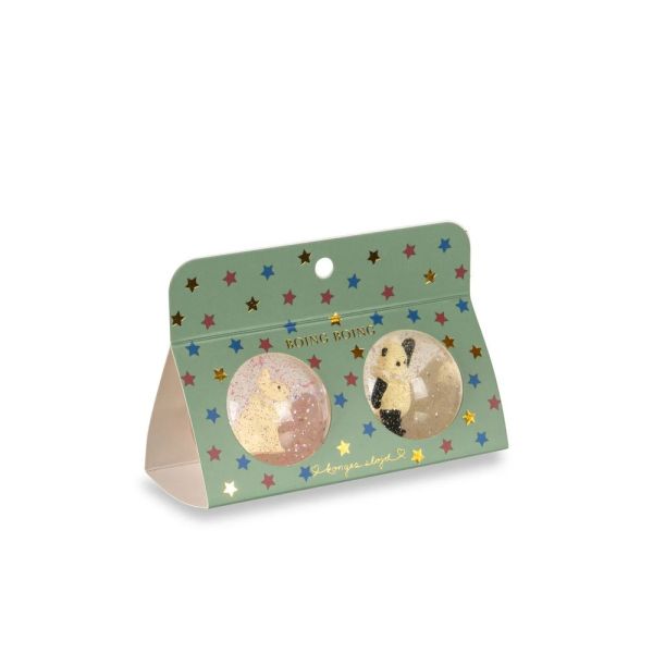 Balles rebondissantes Bunny / panda