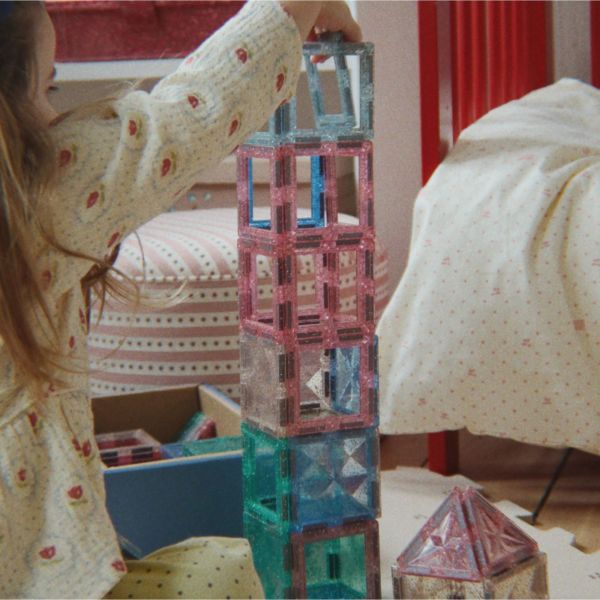 Jeu de construction magnétique Piece by Piece Glitter