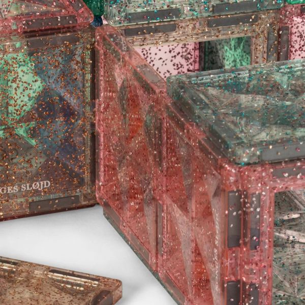 Jeu de construction magnétique Piece by Piece Glitter