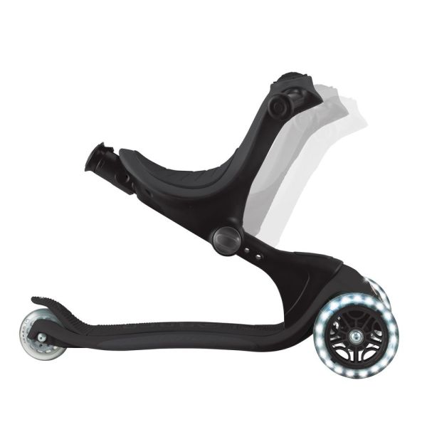 Trottinette évolutive Go Up Deluxe Lights Eco 360 + Casque enfant Rider XXS/XS Noir