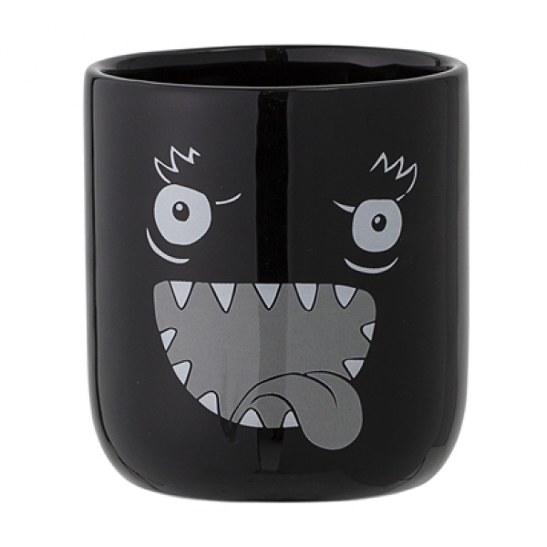 Pot Monster noir en céramique