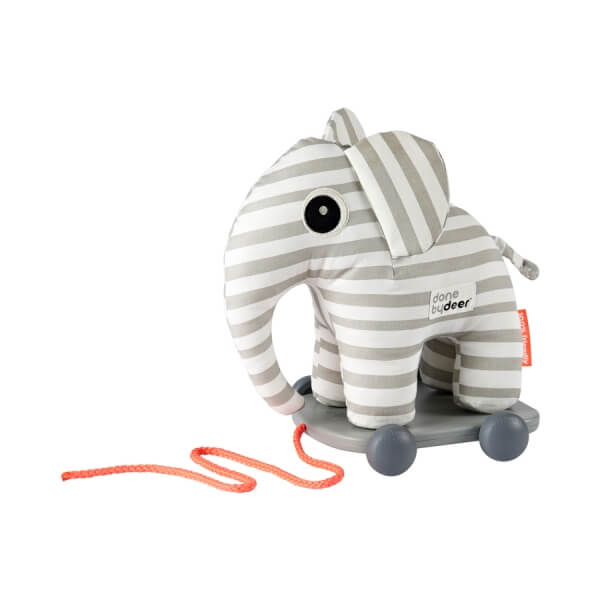 Jouet à tirer avec aimant Elphee gris