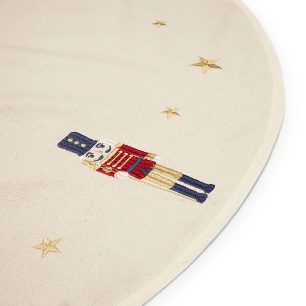 Tapis de sapin de Noël en coton, Beige
