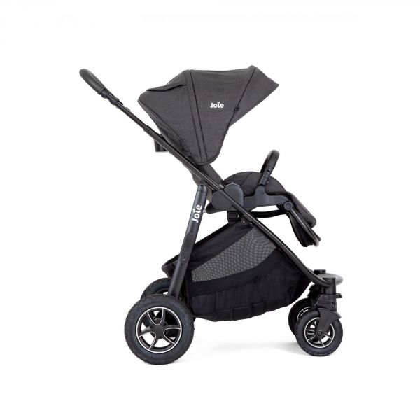 Poussette trio Versatrax Shale + siège auto i-snug 2 Shale + nacelle ramble XL Shale