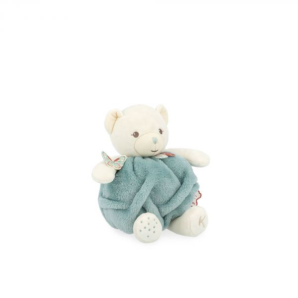 Peluche boule Ours  Vert 23cm