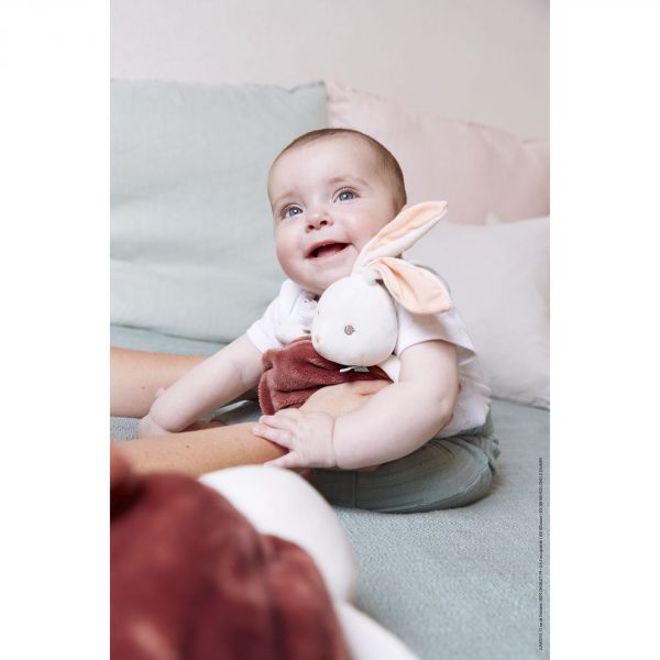 Peluche boule Lapin Cannelle 23cm