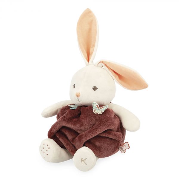 Peluche boule Lapin Cannelle 30cm