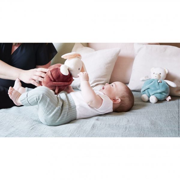 Peluche boule Lapin Cannelle 30cm