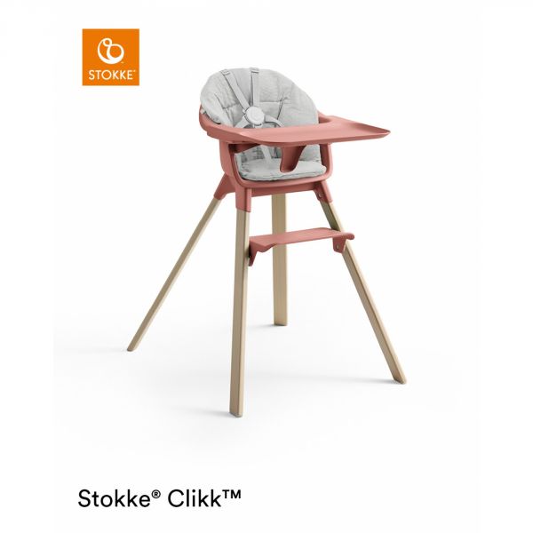 Coussin chaise haute Clikk Nordic Grey