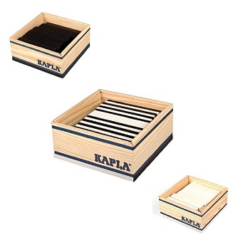 Carré 40 planchettes Noir et Blanc