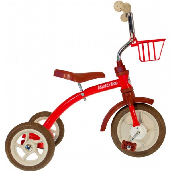 Tricycle enfant 2/5 ans Super Lucy Rouge