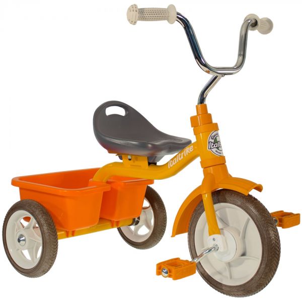 Tricycle orange 10 transporter 2/5 ans