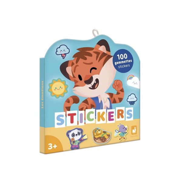 100 gommettes stickers Les émotions